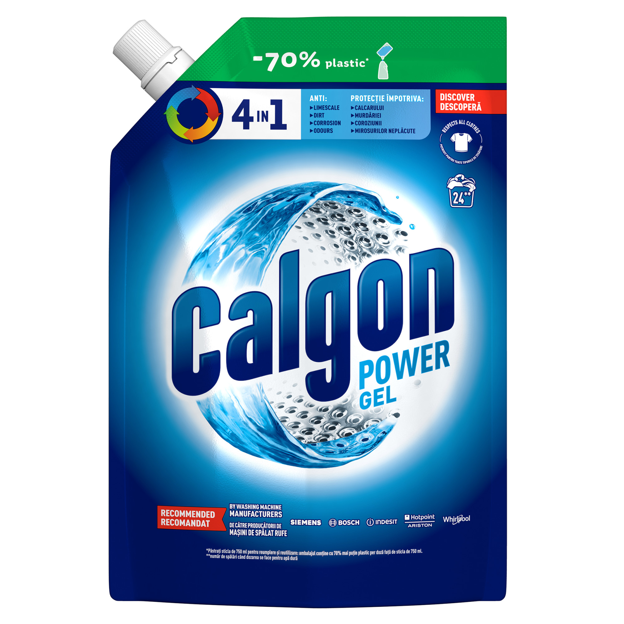 Rezerva gel anticalcar pentru masina de spalat Calgon 4in1, 1.2L - Solutii anticalcar 3dda974aa242dc147ad691bf6a494780