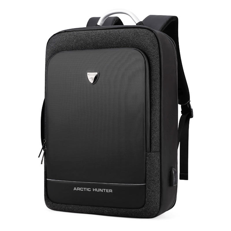 Rucsac laptop, Arctic Hunter, 17 inchi, 37x 6x49 cm, Negru - Genti laptop df84fa096928effeccb1ff9e19b07eef