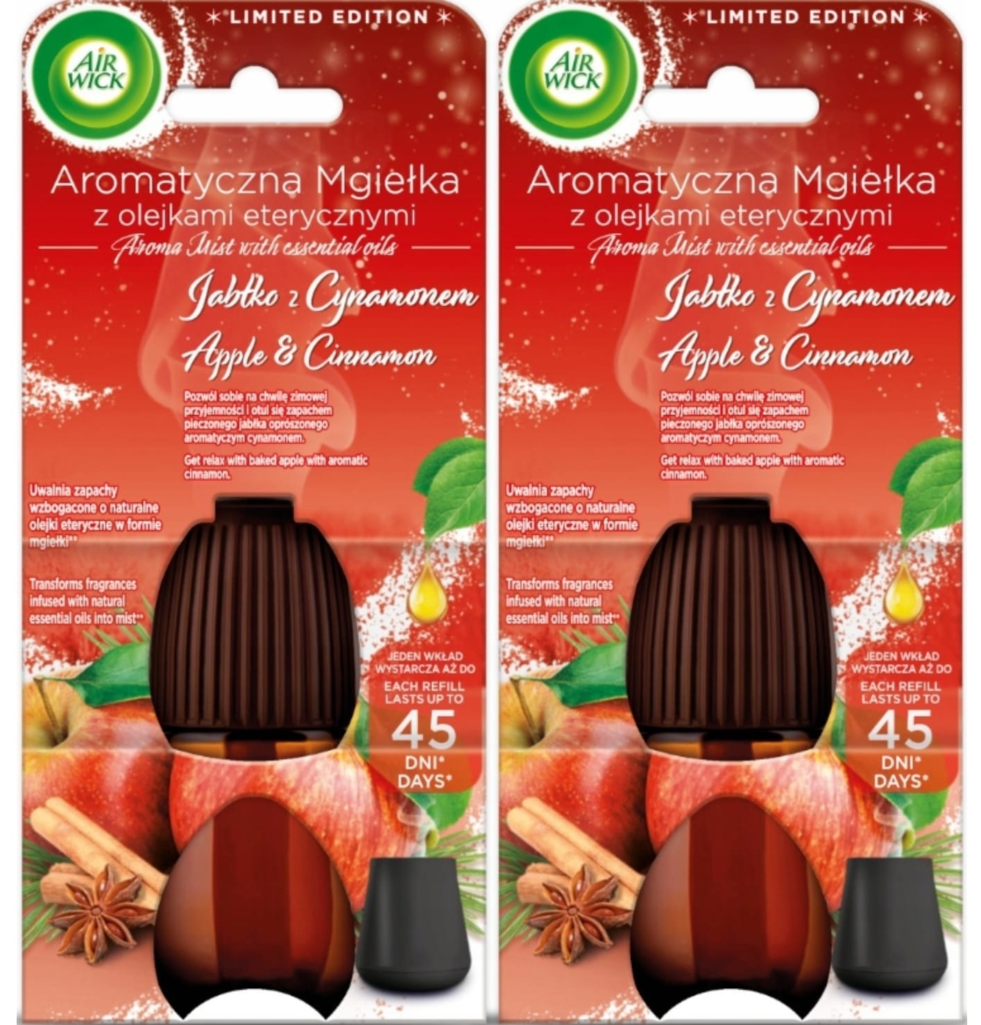 Rezerve Air Wick Aroma Mist pentru difuzor de parfum cu uleiuri esentiale odorizant de camera, Mar & Scortisoara - Odorizant camera 1de940f1b5ad549cd87fd04e2265f79e