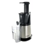 Storcator cu presare la rece Russell Hobbs Slow Juicer 25170-56, 150 W, 3 site, Sita inghetata, Inox