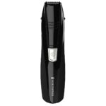 Trimmer facial Remington Pilot PG180, Baterii AAA, 0.5 - 5 mm, Negru