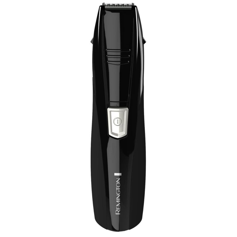 Trimmer facial Remington Pilot PG180, Baterii AAA, 0.5 - 5 mm, Negru