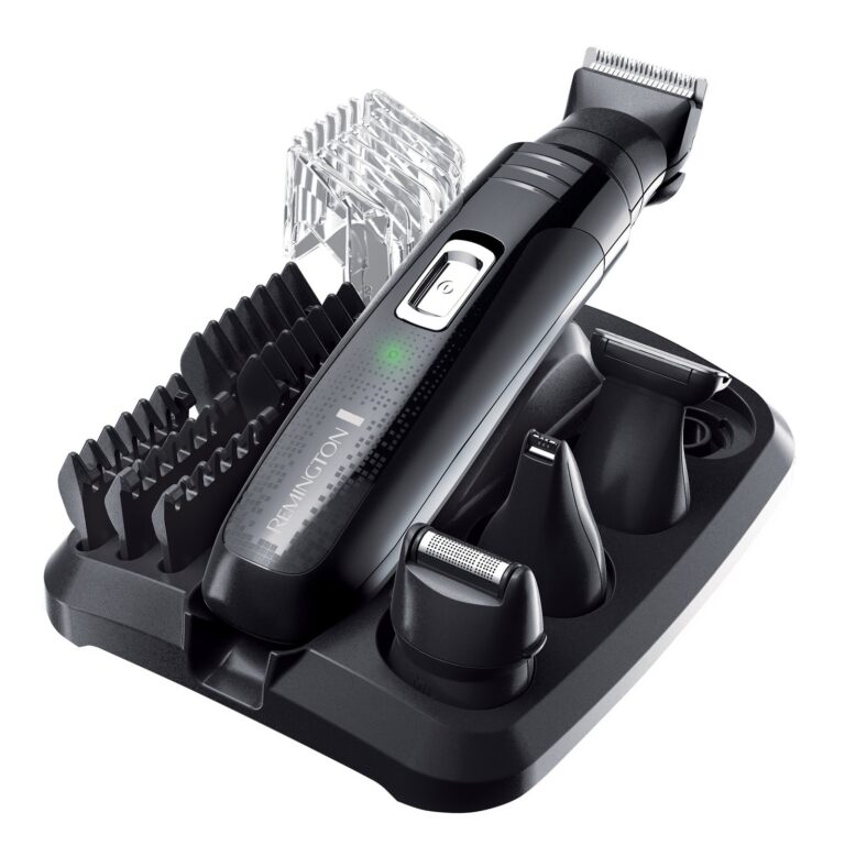 Set facial de Ingrijire Personala Remington Groom Kit PG6130, 2-20 mm, 4 capete lavabile, lame cu auto-ascutire