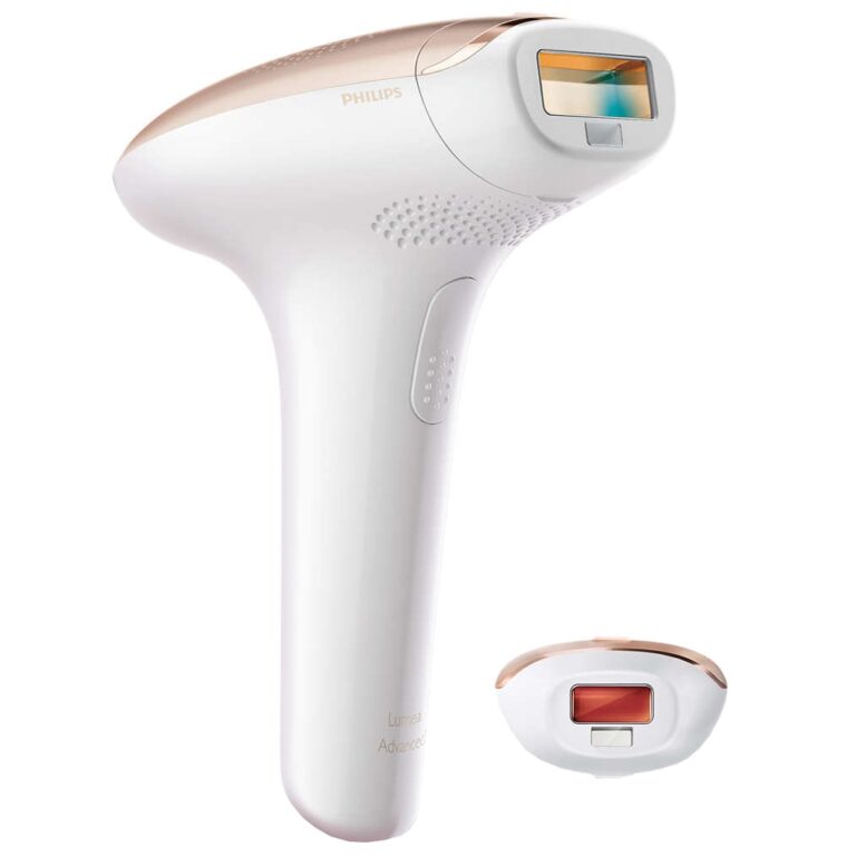 Epilator IPL Philips Lumea SC1997/00, 250.000 impulsuri, senzor piele, accesoriu corp si fata, utilizare cu fir, husa