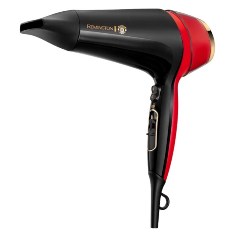Uscator de par Remington D5755 Thermacare Manchester United, 2400 W, 2 viteze, 3 trepte de temperatura