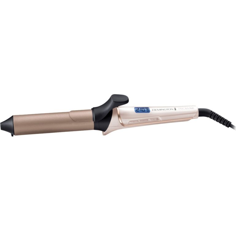 Ondulator Remington PROluxe CI9132, Invelis Grip-Tech, OPTIheat, 210°, 10 setari de temperatura, Functie PRO+, 32 mm