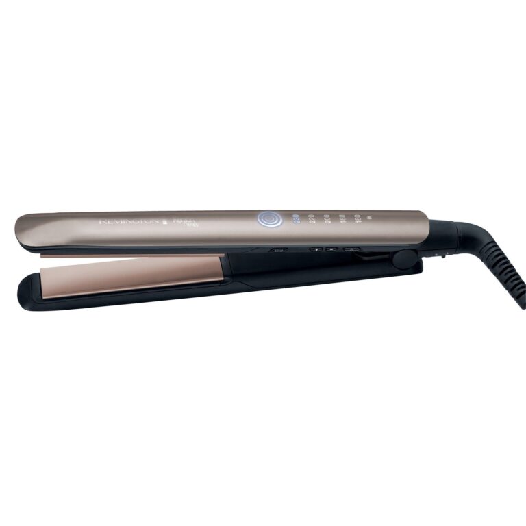 Placa de indreptat parul Remington Keratin Therapy Pro S8590, 230 grade, Auriu