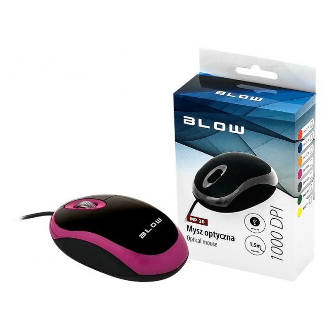 Mouse Blow MP-20, USB, Roz