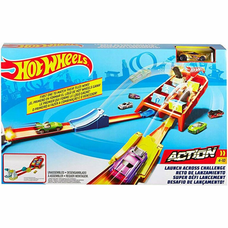 Set de joaca Hot Wheels Action - Lansator cu masinuta