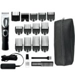 Aparat de tuns barba WAHL Lithium Ion Trimmer, Acumulator, 20 mm, Autoascutire, 4 Accesorii, Negru