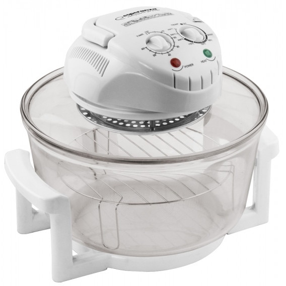 Cuptor convectie, Esperanza,1400 W, 18 l, Alb/Transparent