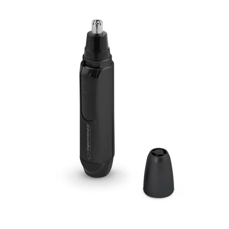 Aparat de tuns urechi si nas, Espereanza, Inox, Negru