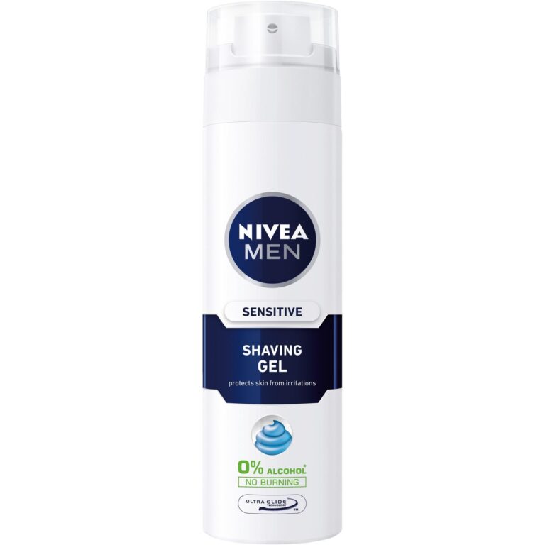 Gel de ras Nivea Men, Ten sensibil, 200ml