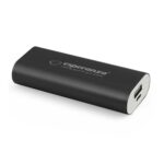 Power bank, Esperanza, Baterie externa, 4400mAh, Negru