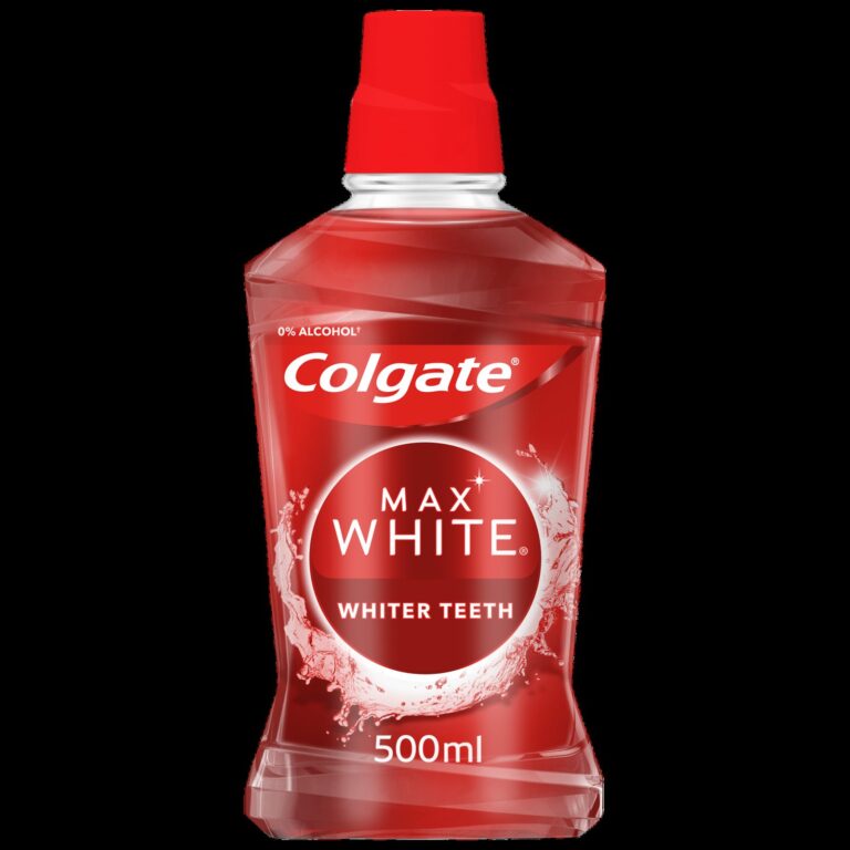 Apa de gura Colgate Max White cu efect de albire, 500 ml