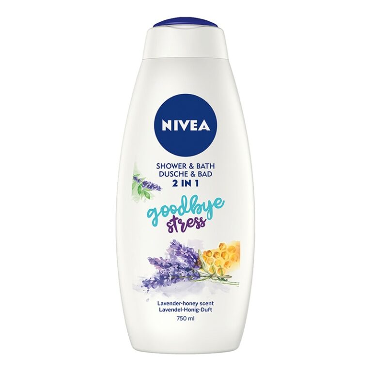 Spuma de baie Nivea Goodbye Stress, 750 ml