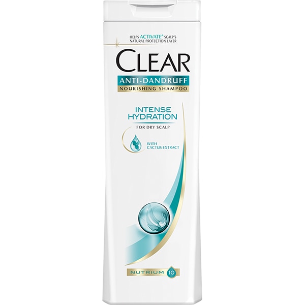 Sampon Clear Intense Hydration pentru par uscat, 400 ml