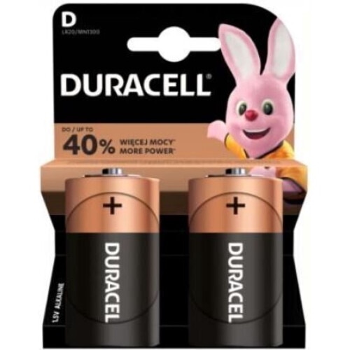 Baterii Duracell Basic D, 2 buc