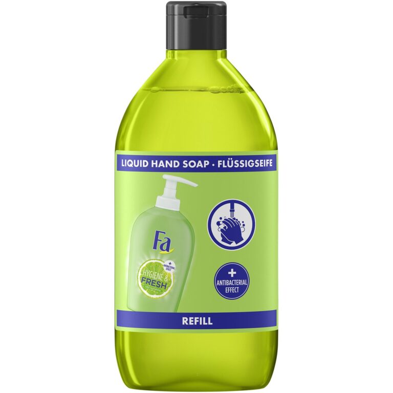 Rezerva sapun lichid Fa Hygiene&Fresh Lime, efect antibacterian, 385ml