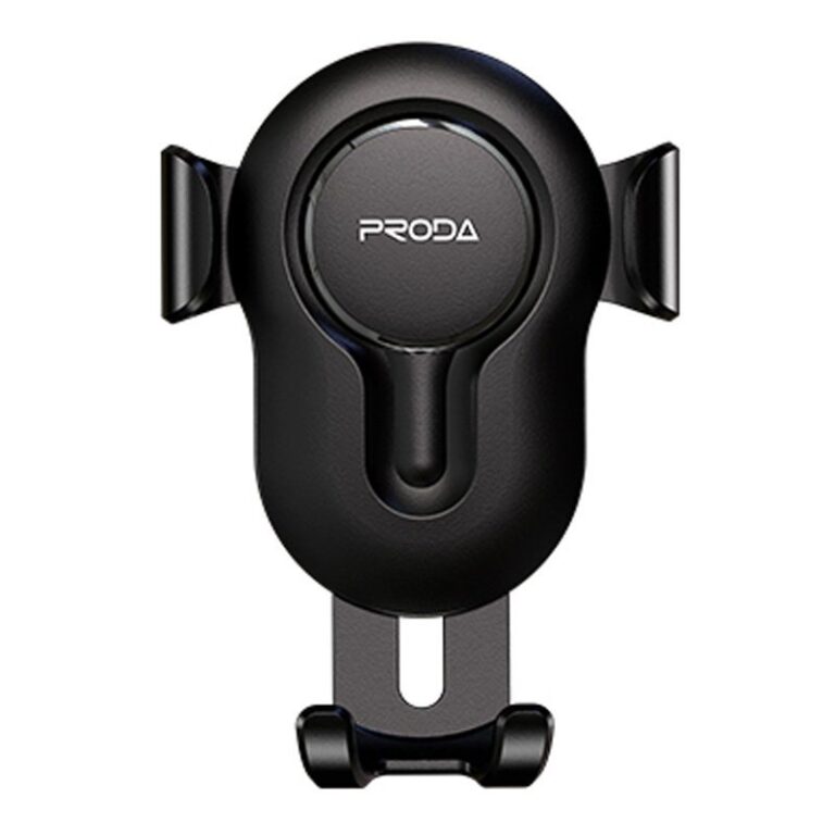Suport telefon auto, Proda, Elegant, ABS, 69x87.6x101.4 mm, PD-CH015, Negru
