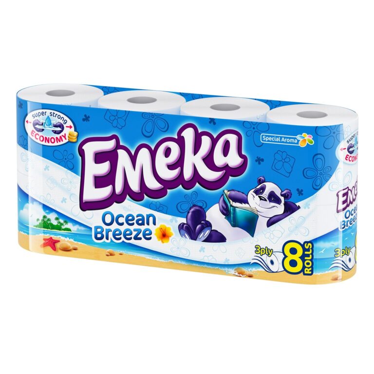 Hartie Igienica Emeka Ocean Breeze, 8 Role
