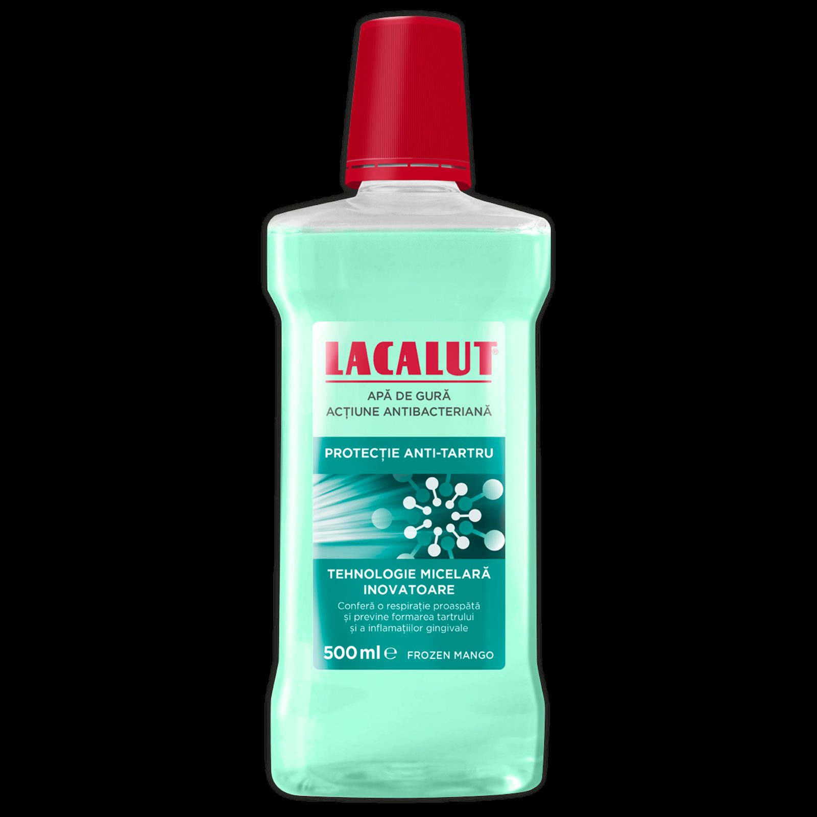 Apa de gura micelara Lacalut Protectie Anti Tartru, 500 ml - Apa de gura Apa de gura micelara Lacalut Protectie Anti Tartru, 500 ml