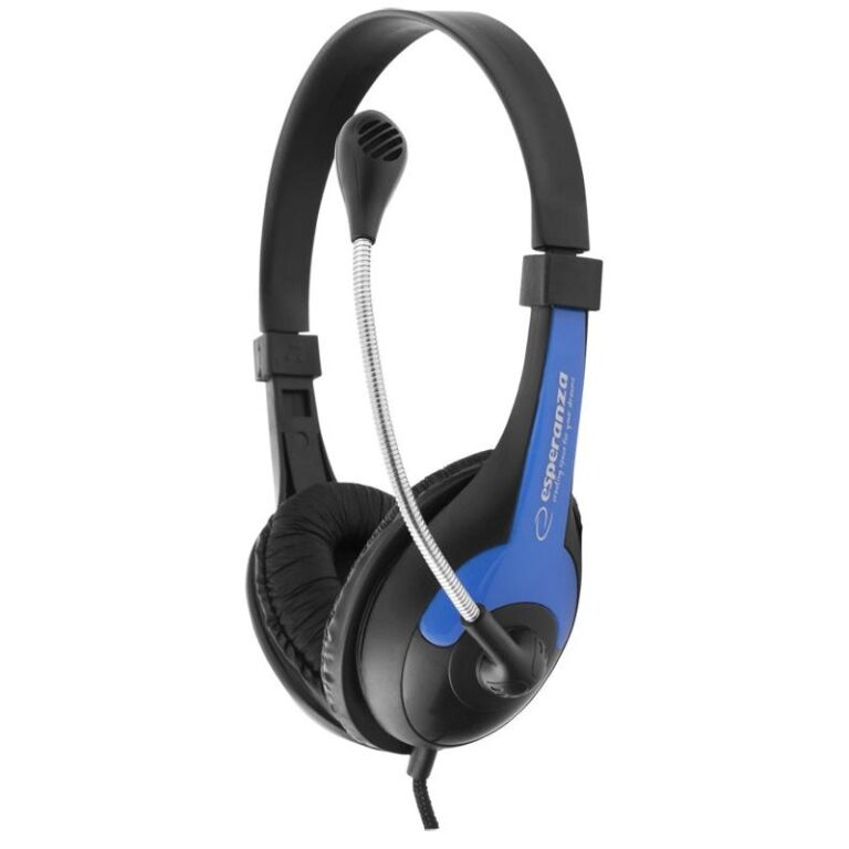 Casti audio, Esperanza, Albastru/Negru