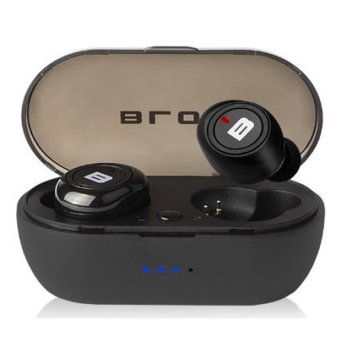 Casti Wireless earphones, Bluetooth 5.0 Wireless earphones, Microfon dual, Handsfree, Pairing automat, Control TOUCH