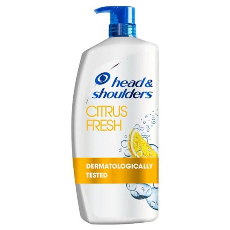 Sampon HEAD&SHOULDERS Citrus Fresh, 900 ml, pentru Par Gras, Cu Pompita, Extract de Citrice