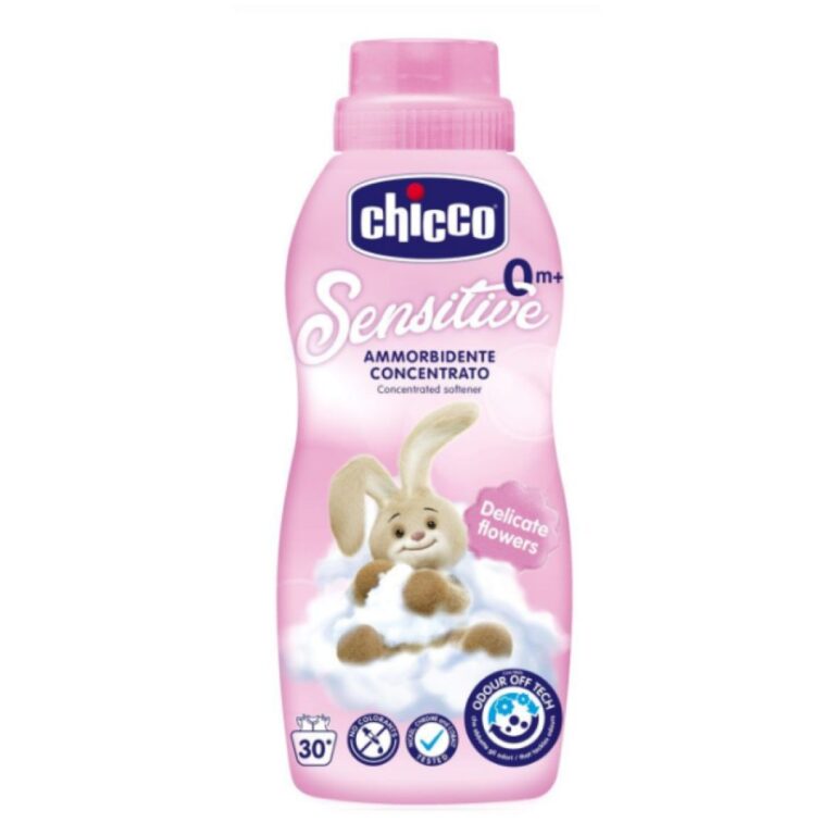 Balsam concentrat delicat pentru haine Chicco Delicate Flowers, 750ml, 0 luni+