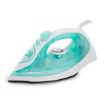 Fier de calcat, Esperanza, Ceramic, 2200 W, Albastru/Alb
