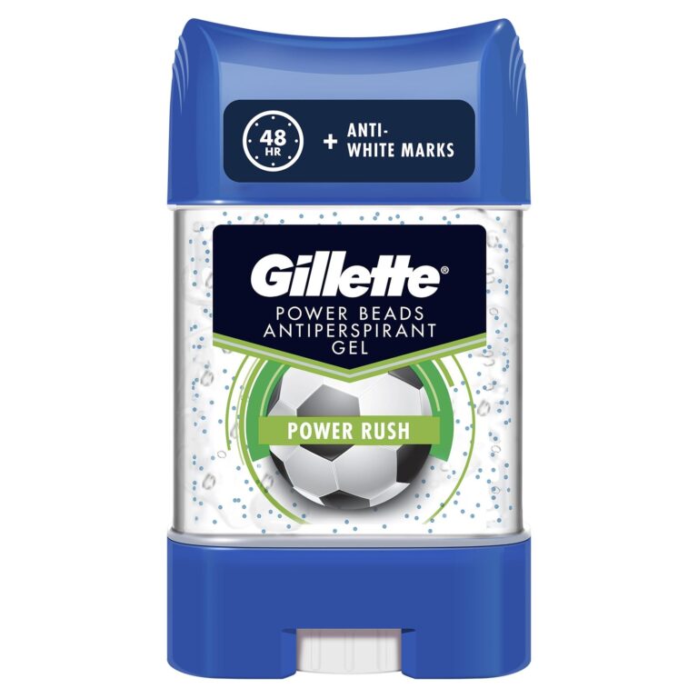 Deodorant antiperspirant stick Gillette Power beads Clear Gel Power Rush, 75 ml