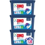 Detergent capsule Omo Ultimate Active Clean Trio Caps, 120 Spalari