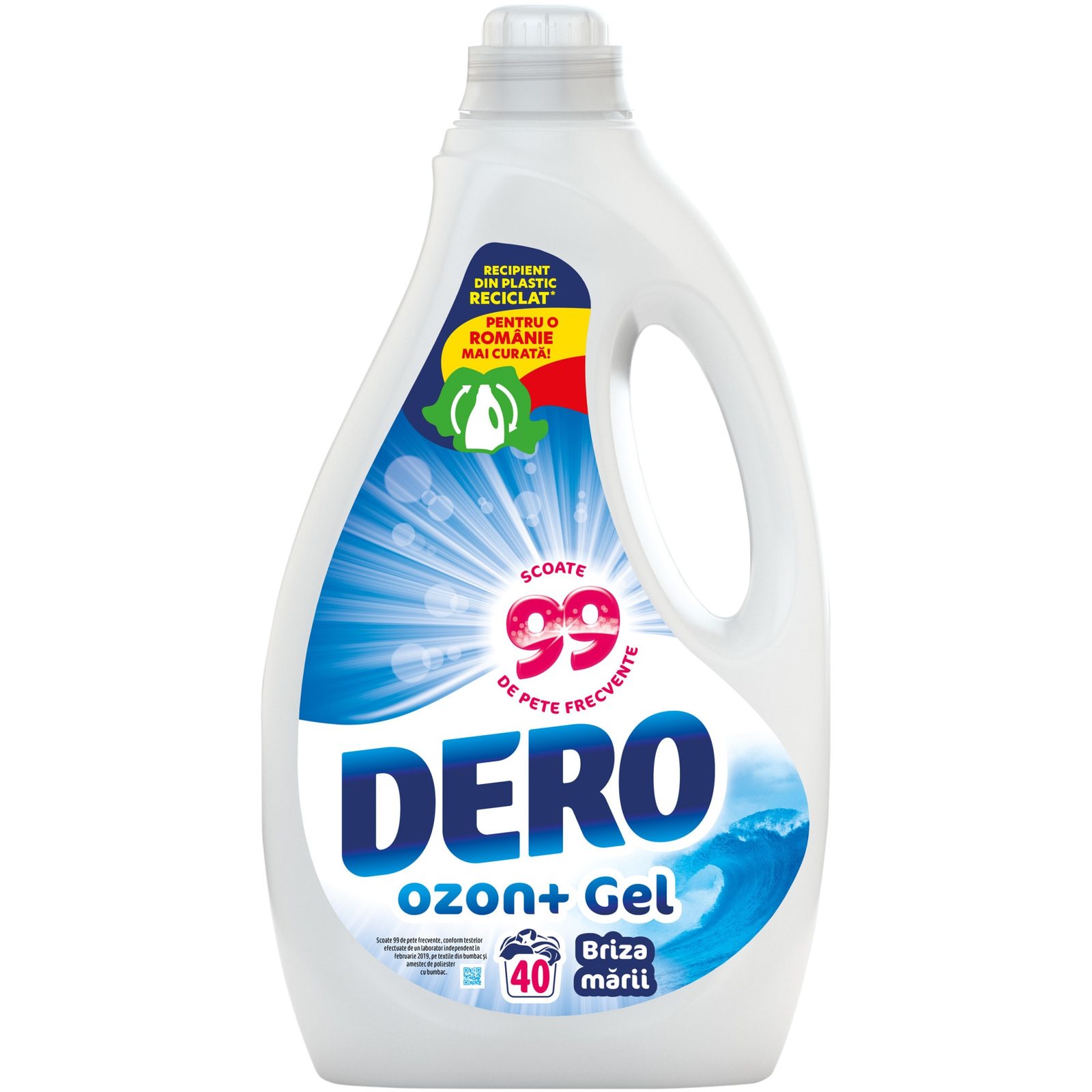 Detergent lichid Dero Ozon+ Briza Marii, 40 spalari, 2L - Detergent rufe Detergent lichid Dero Ozon+ Briza Marii, 40 spalari, 2L