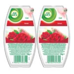 Pachet 2 x Odorizant Air Wick Gel Roses, 150 g