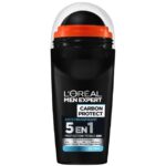 Antiperspirant roll-on pentru barbati, L'oreal Paris, Carbon Ice, 50 ml