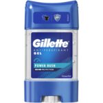 Deodorant antiperspirant stick Gillette Power Clear Gel Power Rush, 70 ml