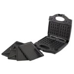 Sandwichmaker, Esperanza, cu 3 tavi, 700W, Negru
