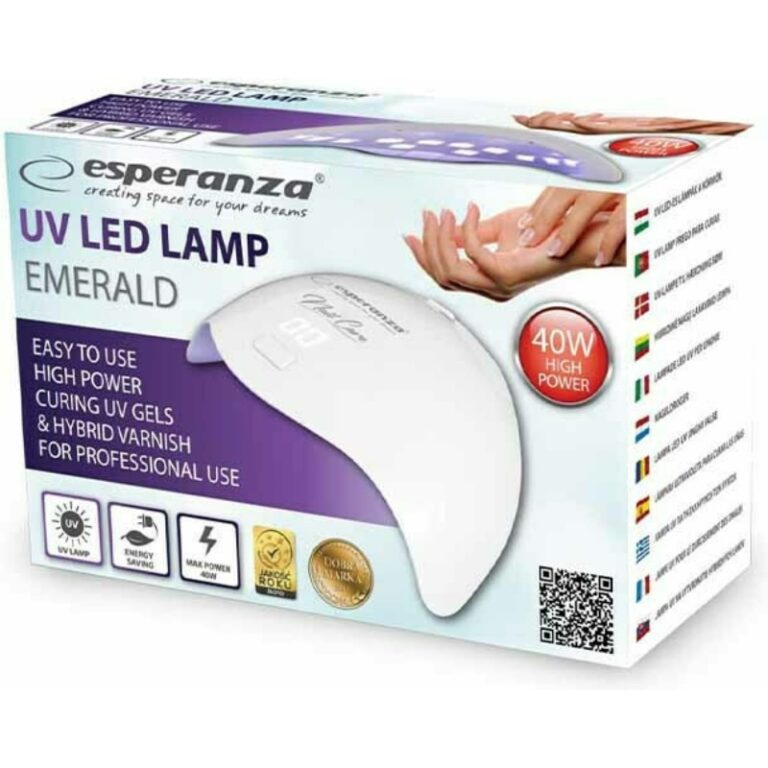 Lampa pentru uscare unghii, Esperanza, UV, LED 40W, Alb