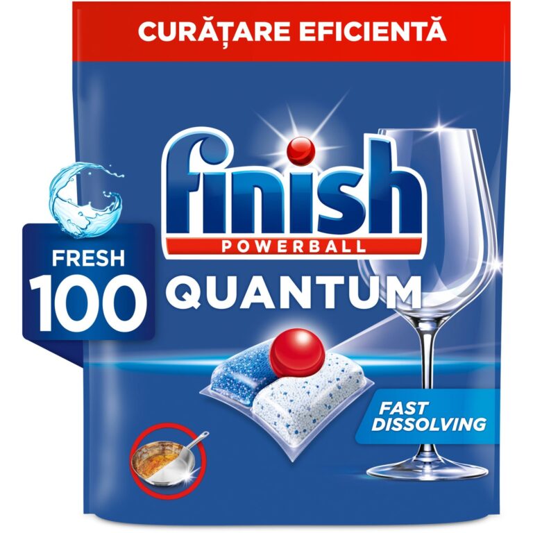 Detergent capsule pentru masina de spalat vase Finish Power Essential, 100 spalari