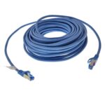 Cablu ecranat S / FTP, Lanberg 42722, cat 6A, mufat 2xRJ45, lungime 15 m, AWG 26, 500 MHz, LSZH, de legatura retea