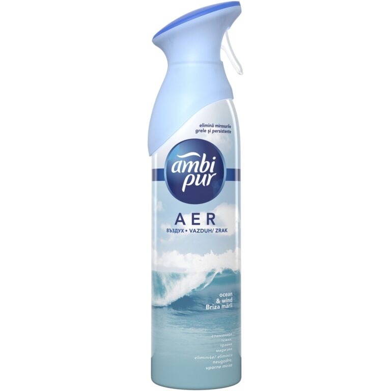 Odorizant aer cu actiune instanta pentru camera Ambi Pur Ocean & Wind, Spray 300 ml