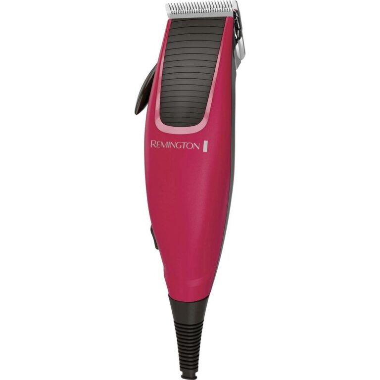 Aparat de tuns Remington HC5018 Apprentice, Lame Otel, Sistem auto-ascutire, Alimentare la retea, 3-18 mm, Negru/Rosu