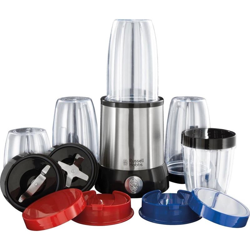 Blender multi functional Russell Hobbs 23180-56 Nutri Boost, 700 W, 15 piese, Inox - Blendere & Tocatoare Blender multi functional Russell Hobbs 23180-56 Nutri Boost, 700 W, 15 piese, Inox