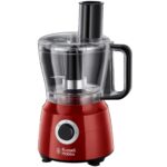Robot de bucatarie Russell Hobbs Desire 24730-56, 600W, 2.5 l, 2 viteze, Rosu/Negru