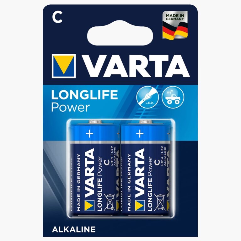 Set baterii alcaline Varta, C LR14, 1.5V, 2 bucati