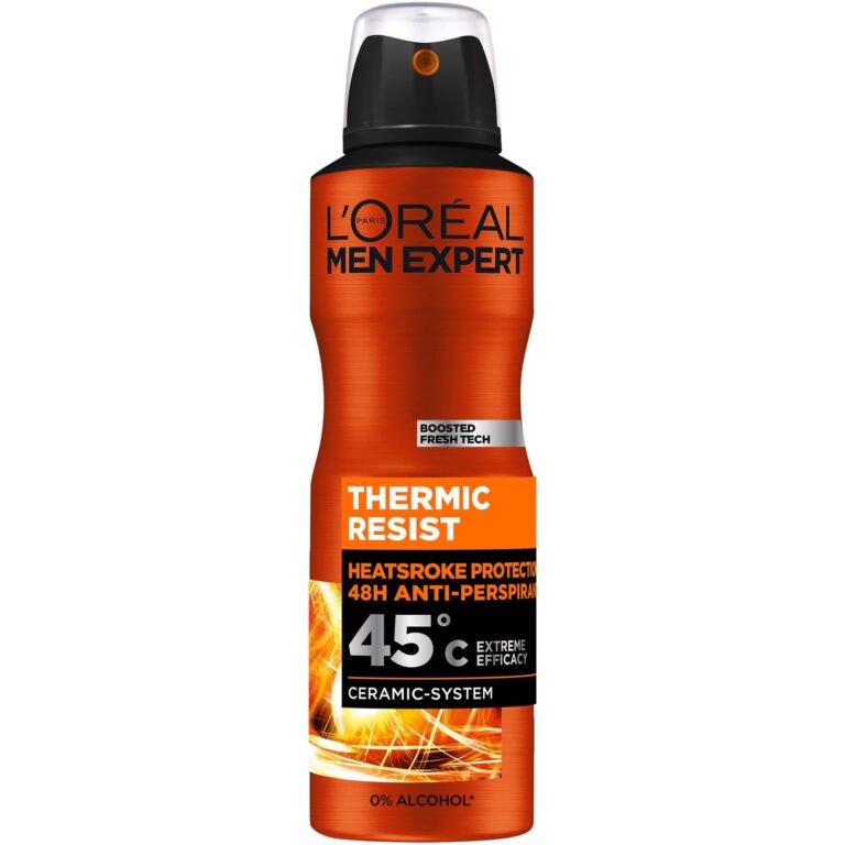 Antiperspirant spray L'Oreal Paris Men Expert Thermic Resist pentru barbati, protejeaza pana la temperaturi de 45°C