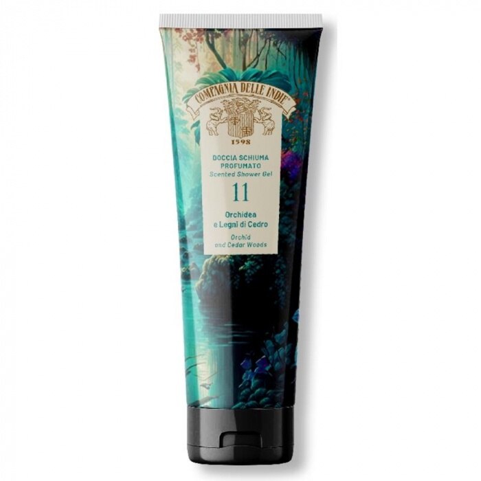 Gel dus 11 cu Orhidee si lemn de Cedru, Compagnia delle Indie, 250 ml - Geluri de dus Gel dus 11 cu Orhidee si lemn de Cedru, Compagnia delle Indie, 250 ml