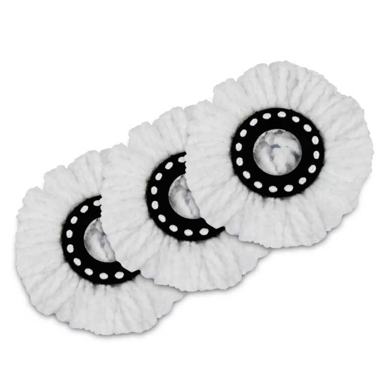 Set 3 rezerve mop microfibra ESPERANZA EHS006, alb