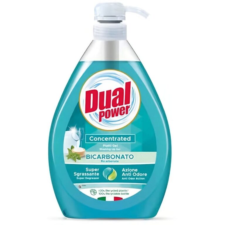 Pachet 2 X Detergent De Vase Dual Power Bicarbonato Salvia 2x1000ml
